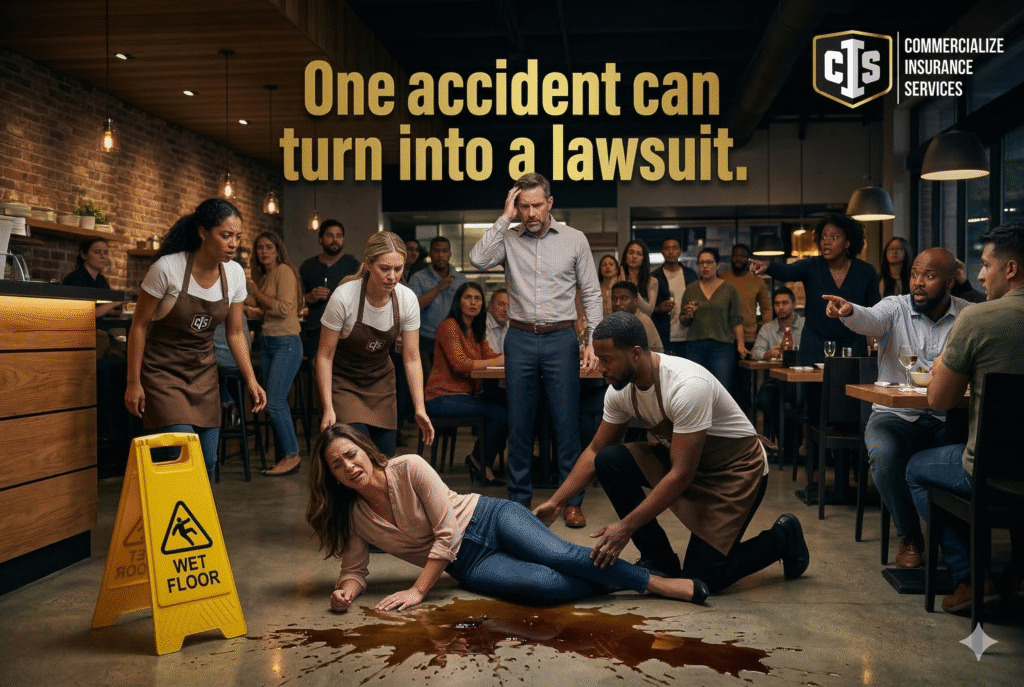 customer slip and fall accident restaurant Florida liability risk