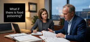 Restaurant owner reviewing liability coverage after a food poisoning claim