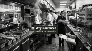 Busy restaurant kitchen showing operational and employee risk