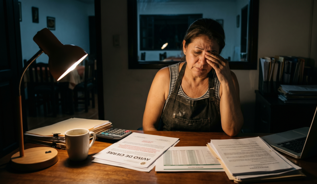 Restaurant owner reviewing insurance wording after a shutdown