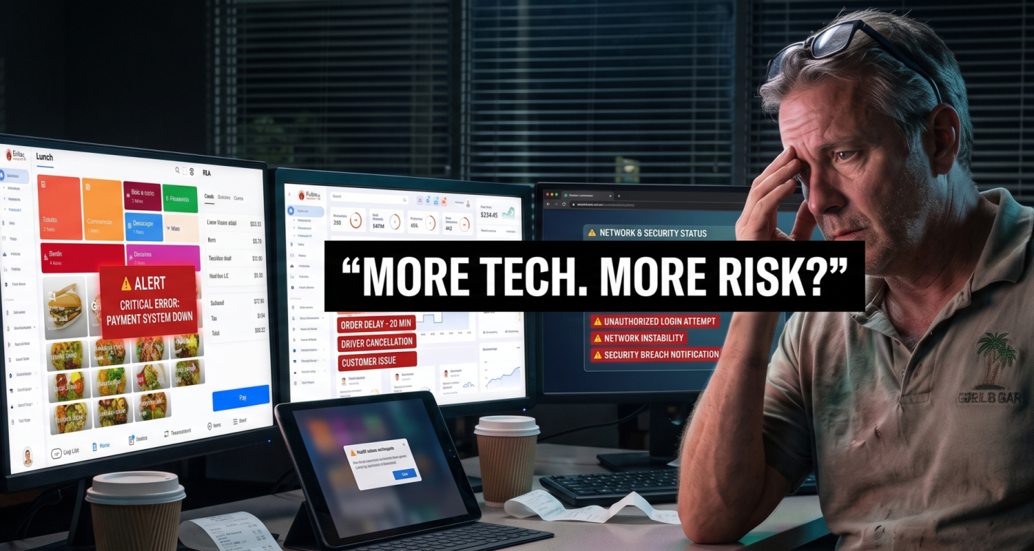 Restaurant owner realizing new technology may be creating new risks