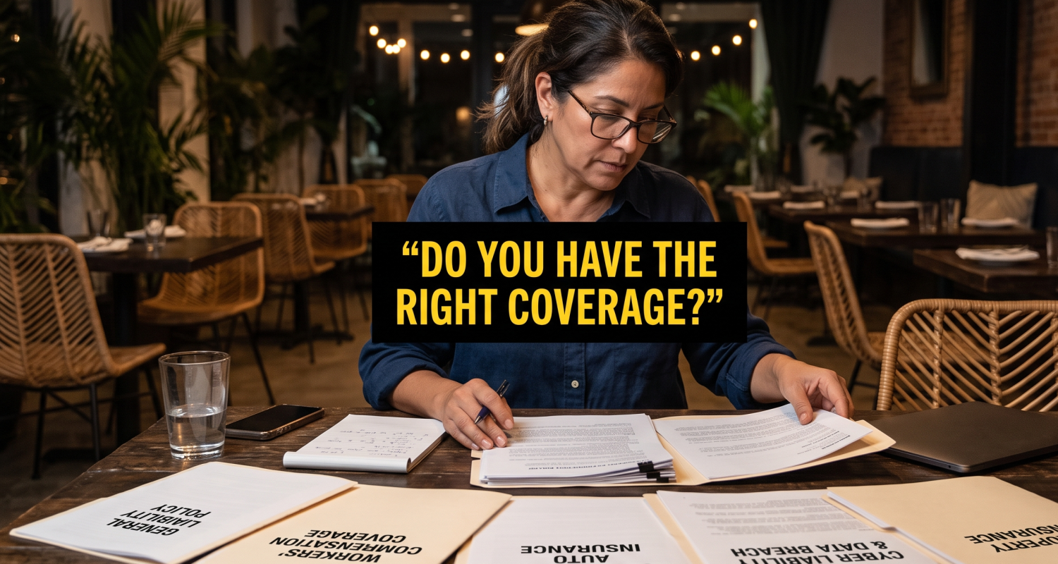 Florida restaurant owner reviewing what insurance coverage the business really needs